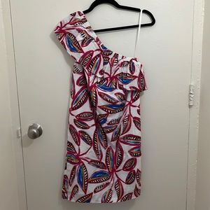 J Crew - Asymmetric Linen Dress